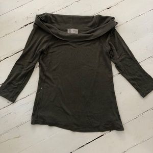 Anthropologie boat neck shirt